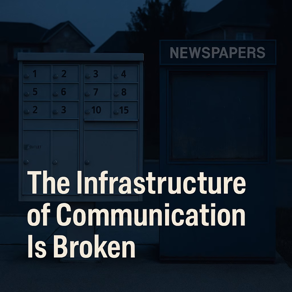 Featured image for “Why Canadians Are Being Blindsided: The Broken Infrastructure of Communication”
